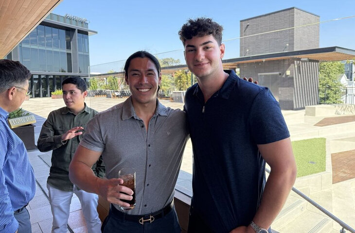 Founders mixing at a 1752vc event