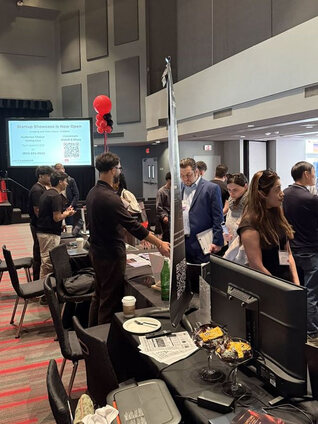 Founders on the showcase floor