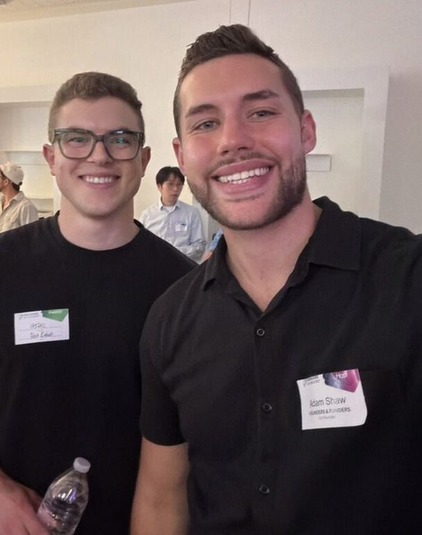 Founders at a 1752vc VC pitch competition