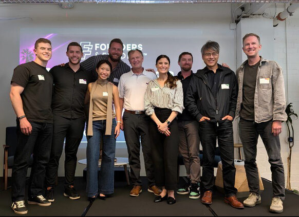 Founders and investors at a Founders & Funders night
