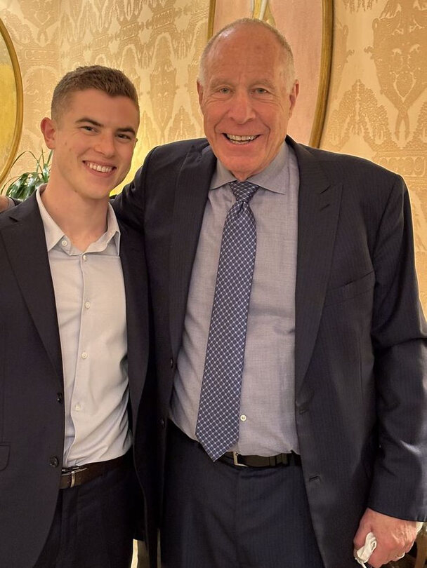 Dinner guests with a USC professor