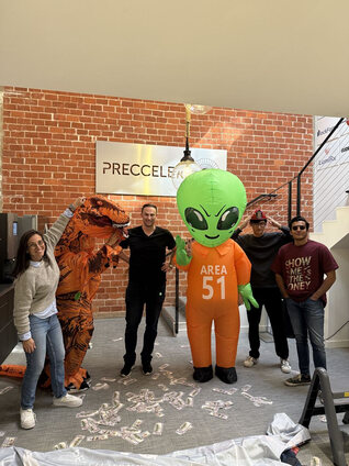 A lighter moment at the 1752vc office