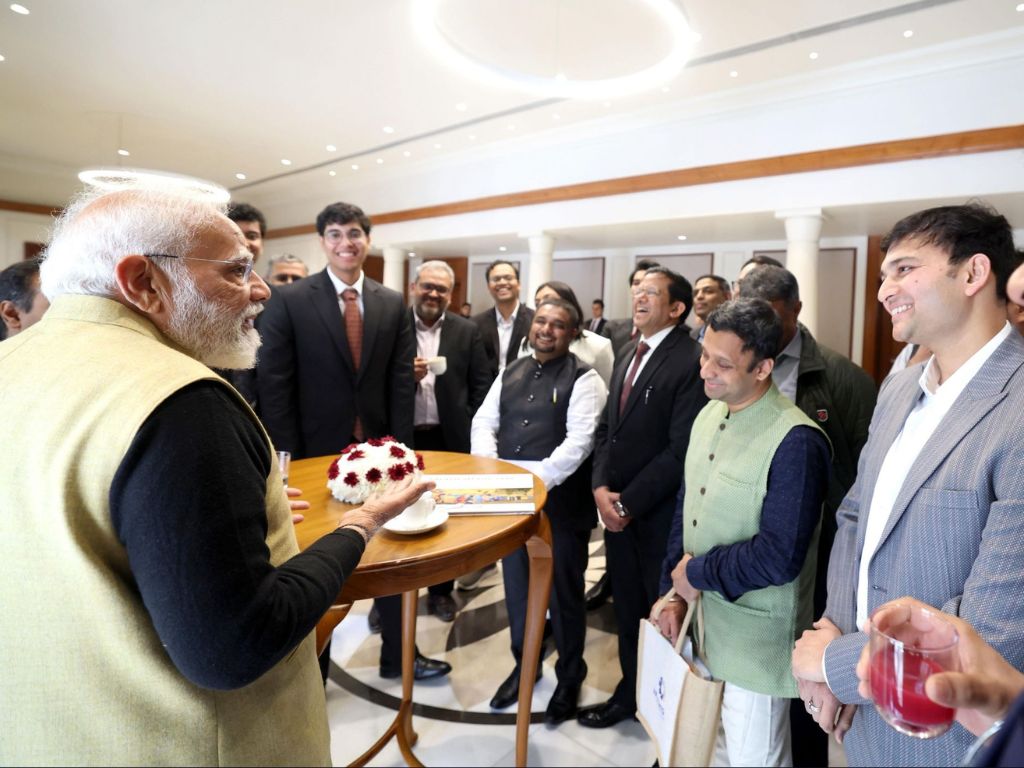 A 1752vc portfolio founder meeting India&rsquo;s Prime Minister