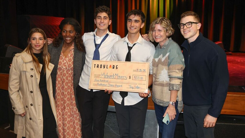 Founders with the audience choice award