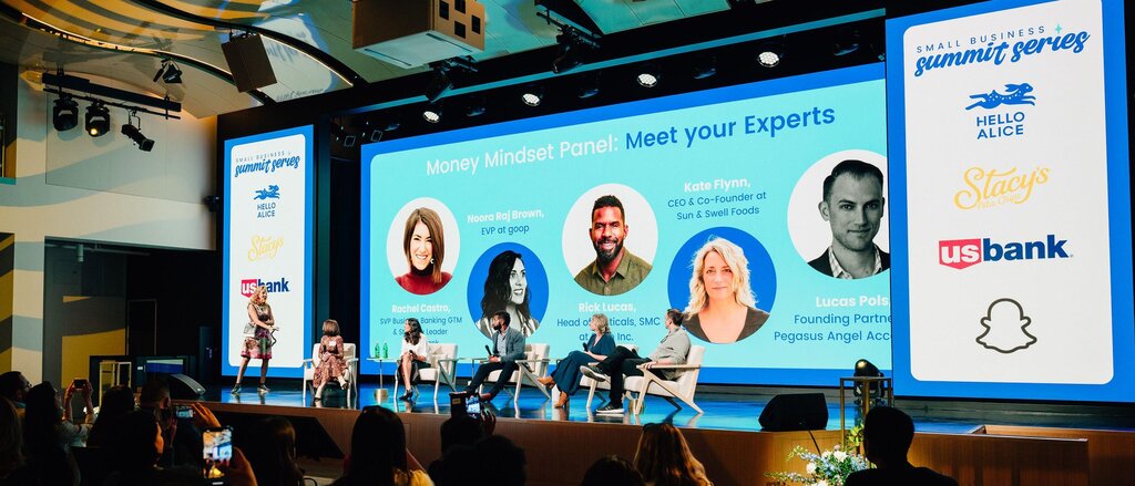1752vc founding partner Lucas Pols on the Money Mindset panel at the Small Business Summit Series.