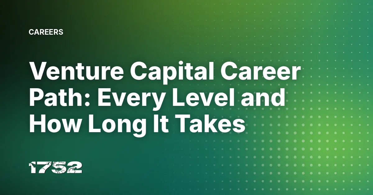 Venture Capital Career Path: Every Level and How Long It Takes