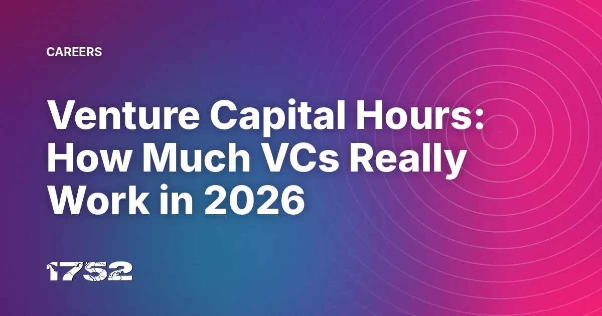 Venture Capital Hours: How Much VCs Really Work in 2026